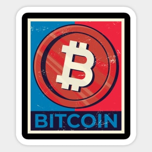 Bitcoin Pop Art Sticker